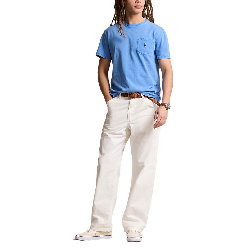 Polo Ralph Lauren Classic Fit Cotton-Linen Pocket T-Shirt image number 3